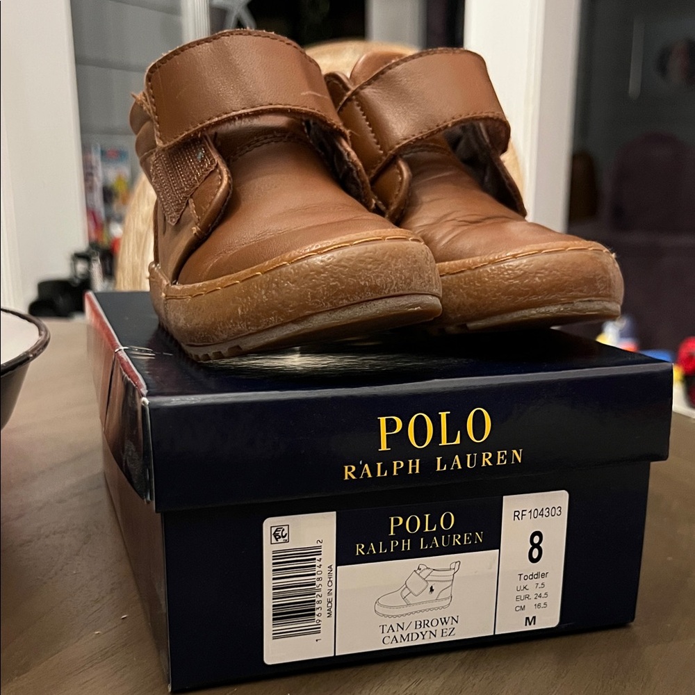 Polo Ralph Lauren Toddler Boy Boots - Camdyn EZ - size 8